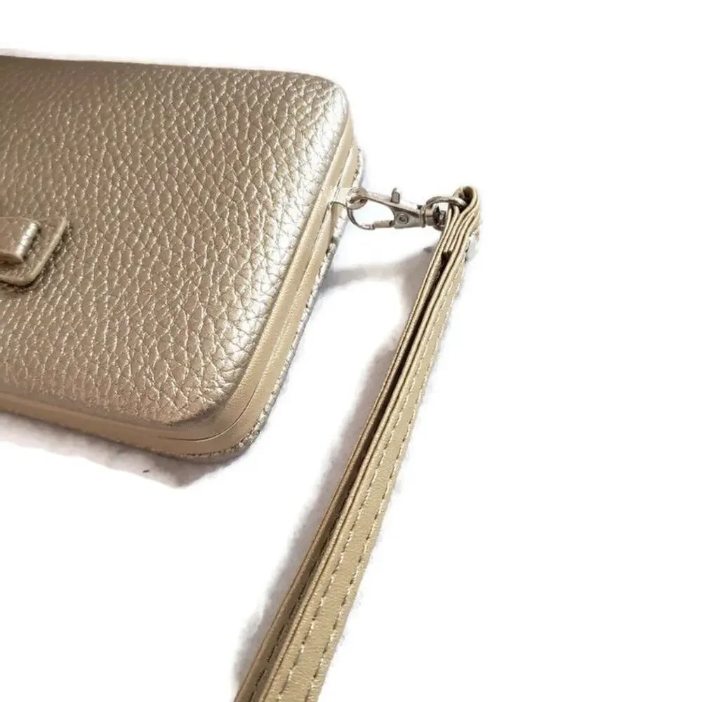 Cell Phone Card Money Holder Women's Wallet With Detachable Wrist Strap